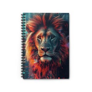 IS_6426 Lion Art Spiral Notebook