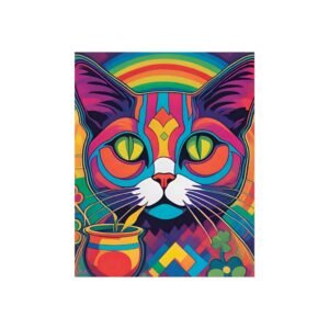 IS_000 Psychedelic Cat Fine Art Print