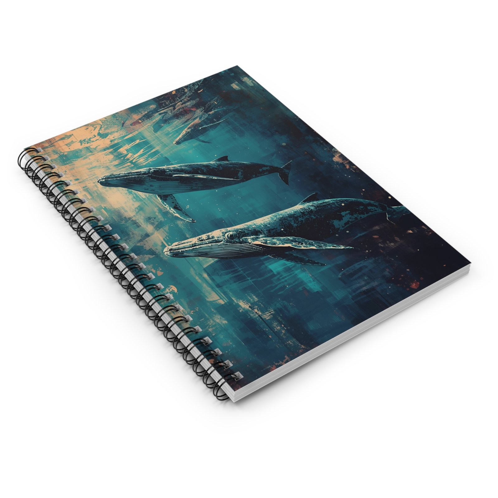 IS_6419 Whale Ocean Spiral Notebook - Image 3