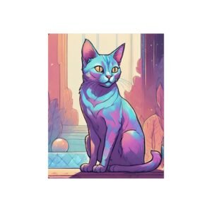 IS_1292 Iridescent Cat Fine Art Poster