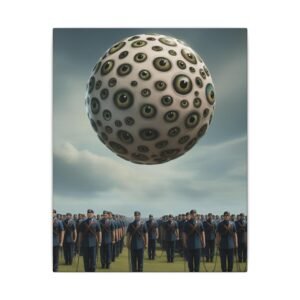 IS_5218 Surreal Eye-Inspired Matte Canvas Print