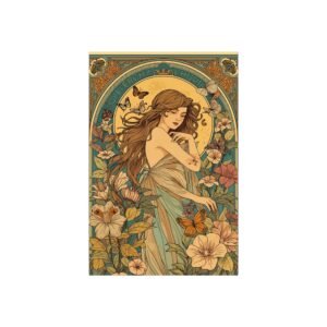 IS_6289 Art Nouveau Vintage Woman Fine Art Print