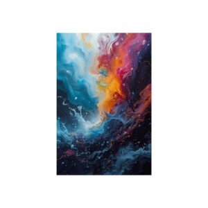 IS_6445 Abstract Cosmic Galaxy Burst Fine Art Print