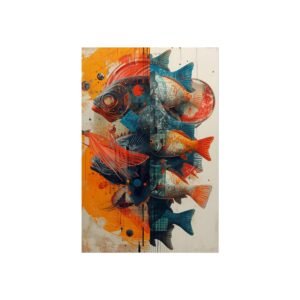 IS_6492 Abstract Colorful Fish Fine Art Print