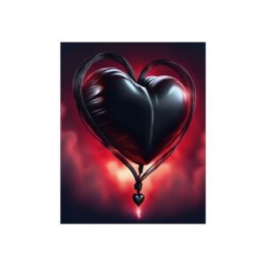 IS_1264 Black Heart Fine Art