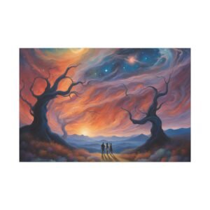 IS_3453 Surreal Night Journey Matte Canvas
