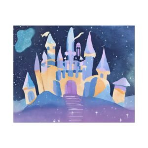 IS_854 Whimsical Castle Rolled Poster