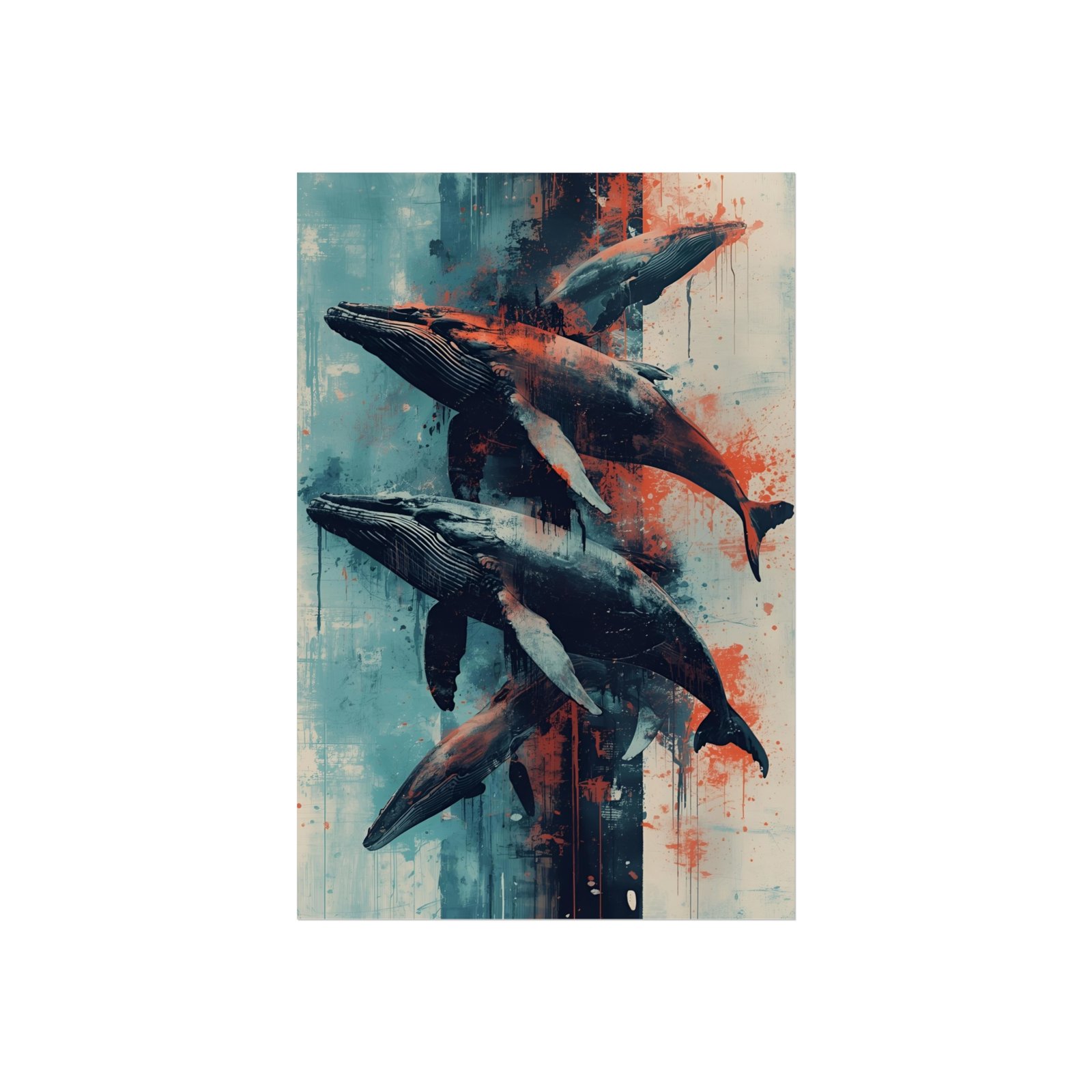 IS_6420 Abstract Oceanic Whale Fine Art Print