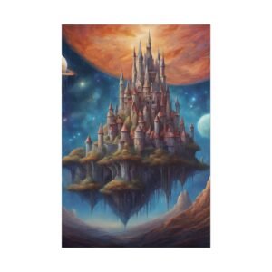 IS_0336 Floating Castle Rolled Poster