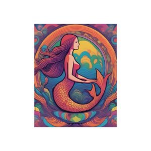 IS_1305 Psychedelic Mermaid Fine Art Print