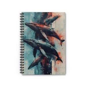 IS_6420 Whale Art Spiral Notebook