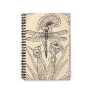 IS_6218 Botanical Dragonfly Spiral Notebook