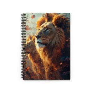 IS_6424 Lion Spirit Spiral Notebook