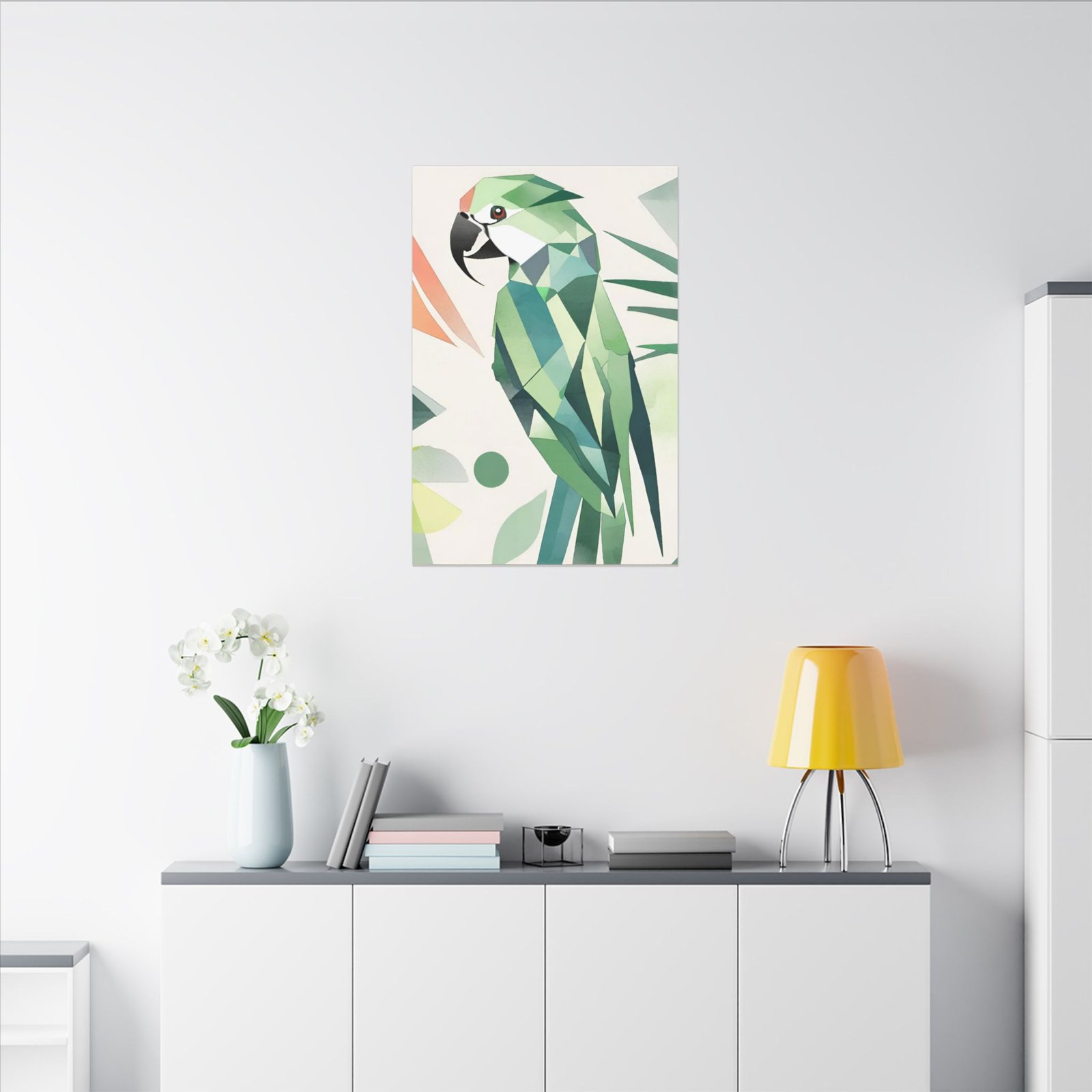 IS_0197 Stylish Parrot Art Canvas - Modern Wall Decor for Nature Lovers - Image 14