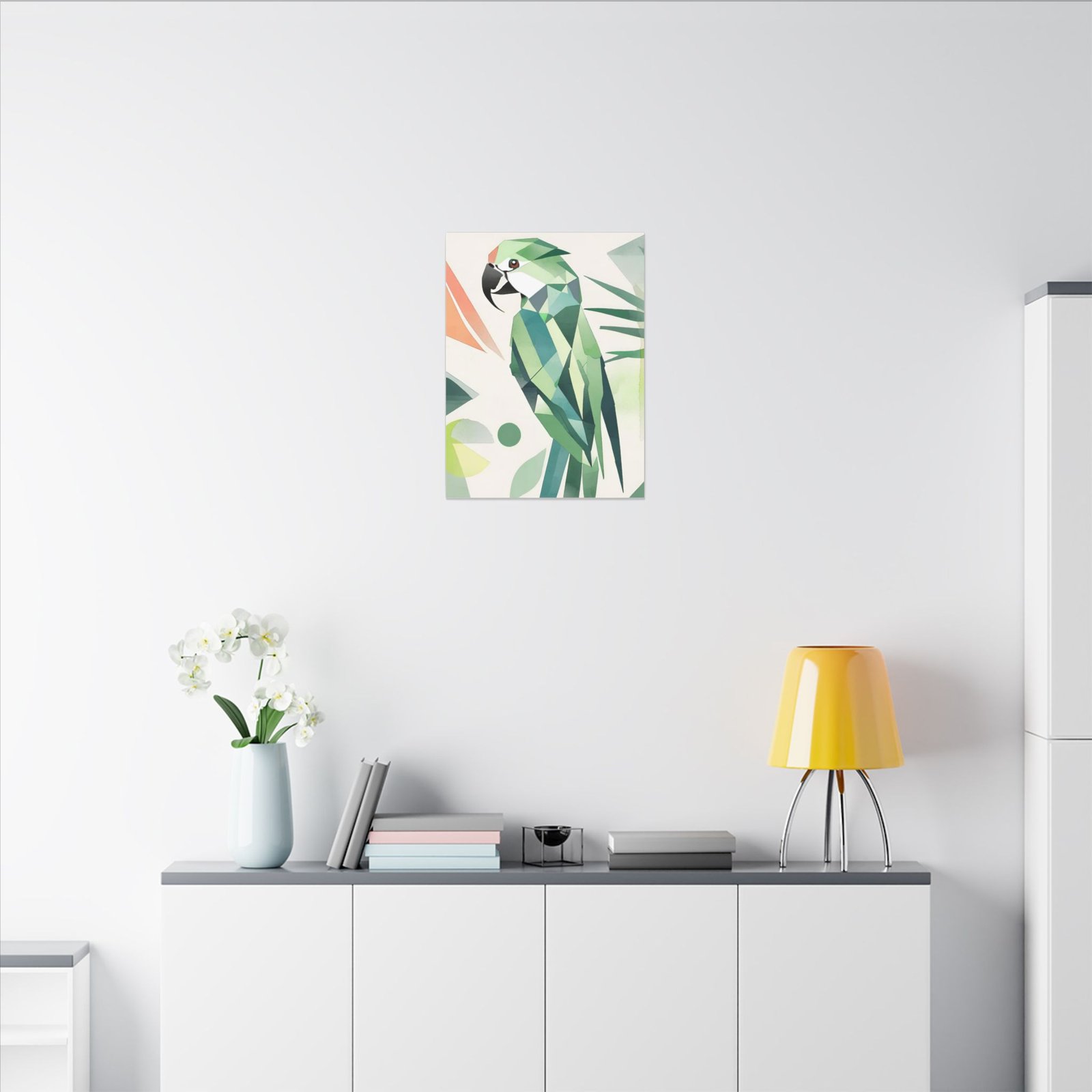 IS_0197 Stylish Parrot Art Canvas - Modern Wall Decor for Nature Lovers - Image 12
