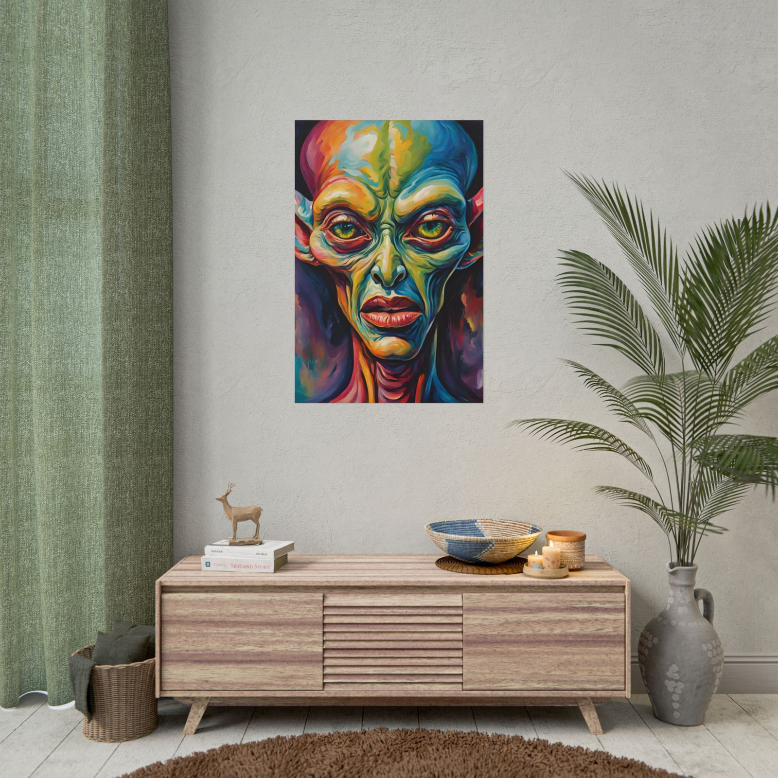 IS_3888 Portrait Alien Rolled Posters - Image 8