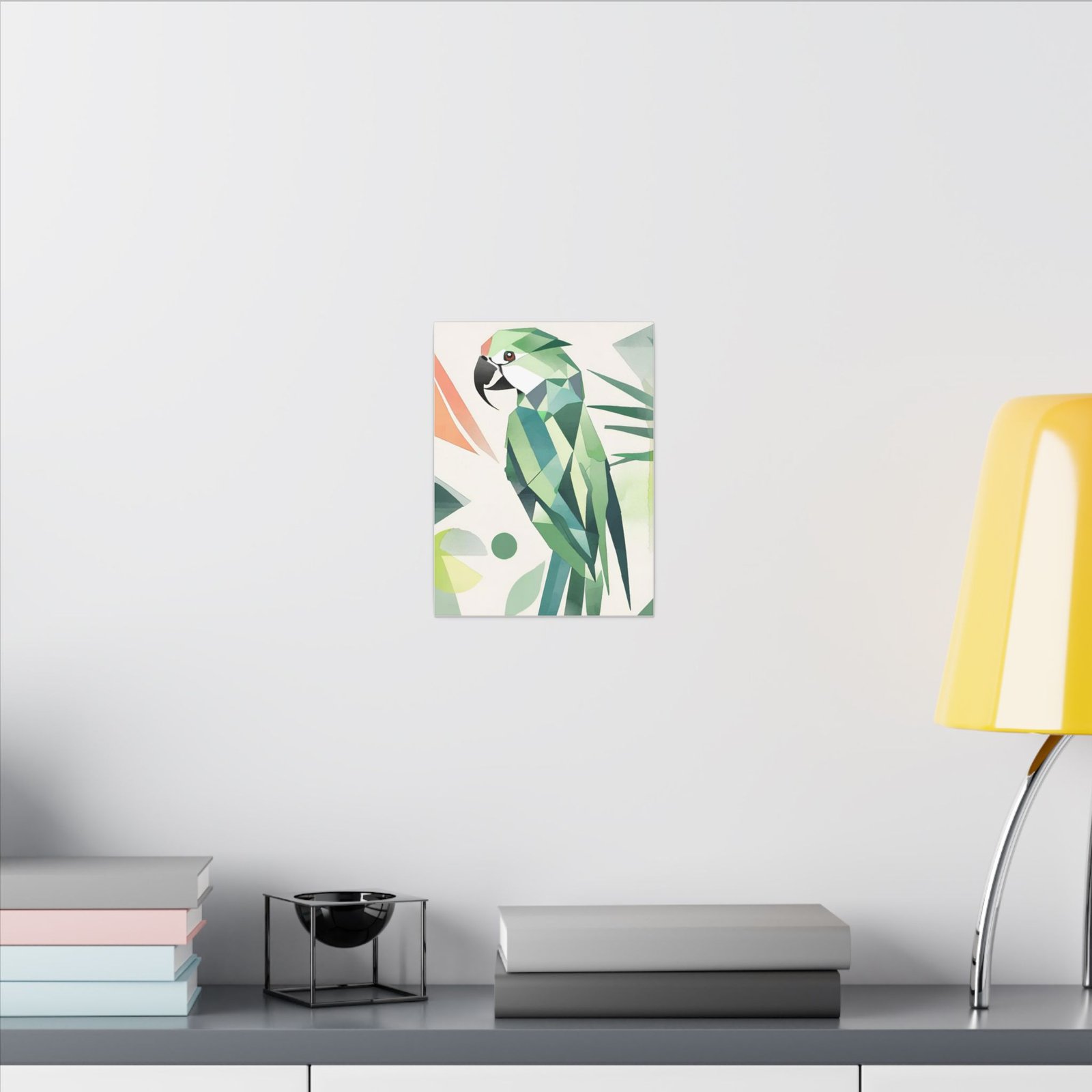 IS_0197 Stylish Parrot Art Canvas - Modern Wall Decor for Nature Lovers - Image 6