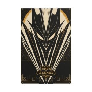 IS_6830 Rolled Poster — Haus of Legends Art Deco Dragon Print