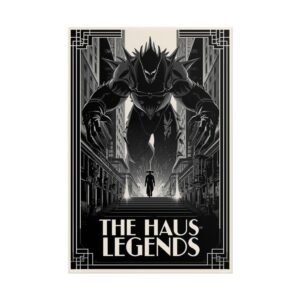 IS_6827 Rolled Poster — 'The Haus Legends' Noir Monster Art Print