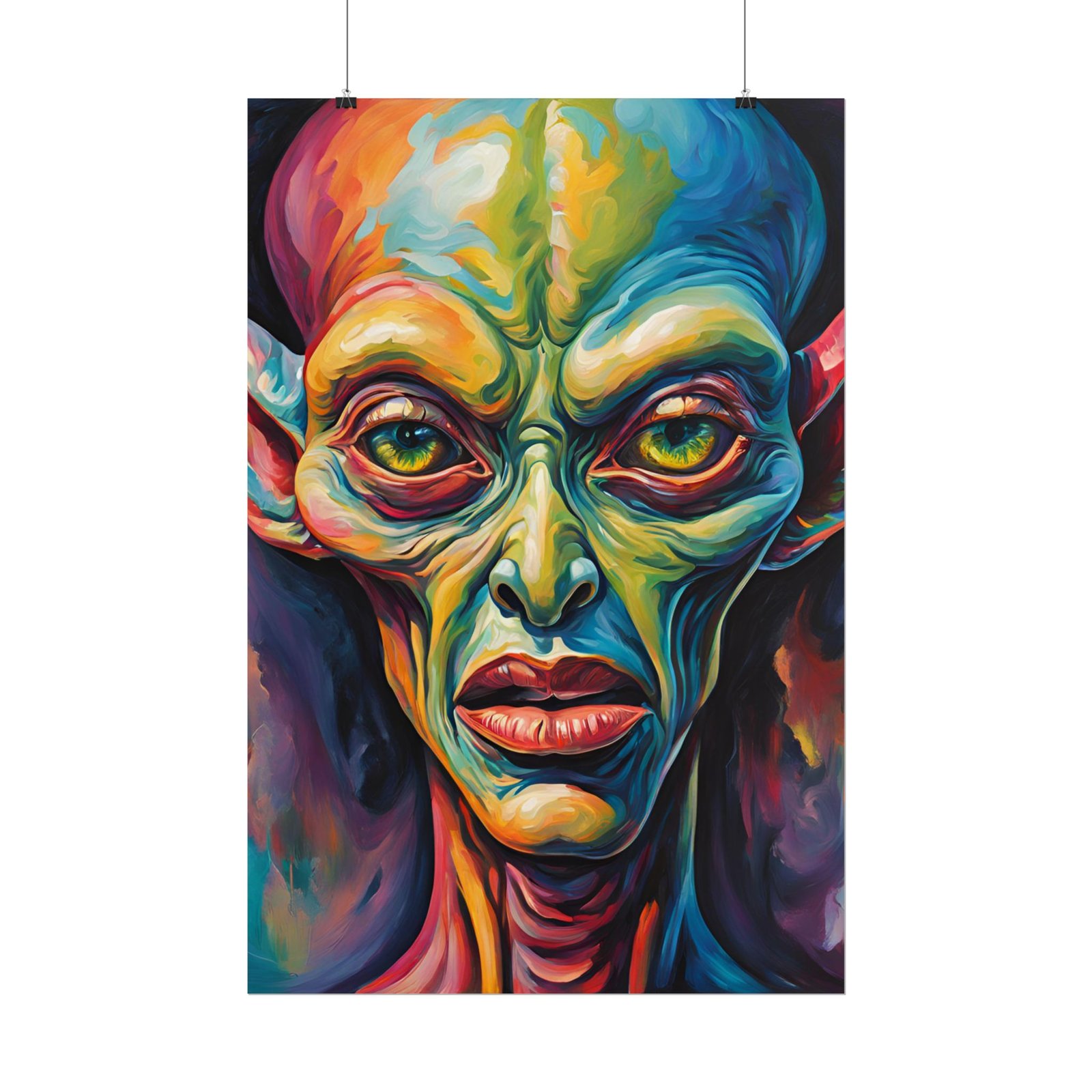 IS_3888 Portrait Alien Rolled Posters - Image 6