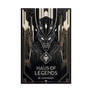 IS_6832 Rolled Poster — Haus of Legends 'Be Legendary' Art Print