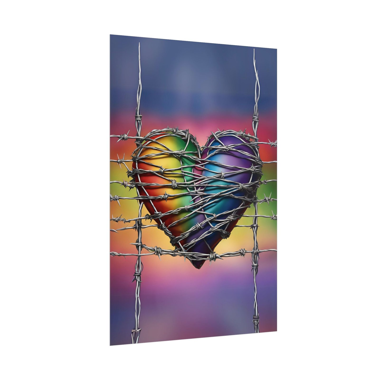 Barbwire Heart Rolled Posters IS_1441 - Image 7