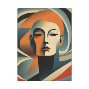IS_4158 Modern Art Canvas - Abstract Face Portrait