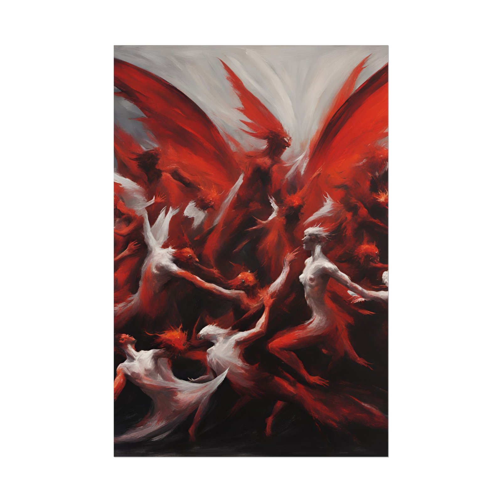 IS_3879 Expressionist Angels Rolled Posters - Image 5