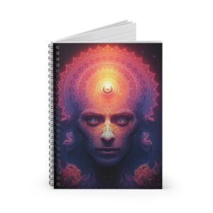 IS_6669 Spiral Notebook — Mystical Third-Eye Mandala Journal (Ruled)