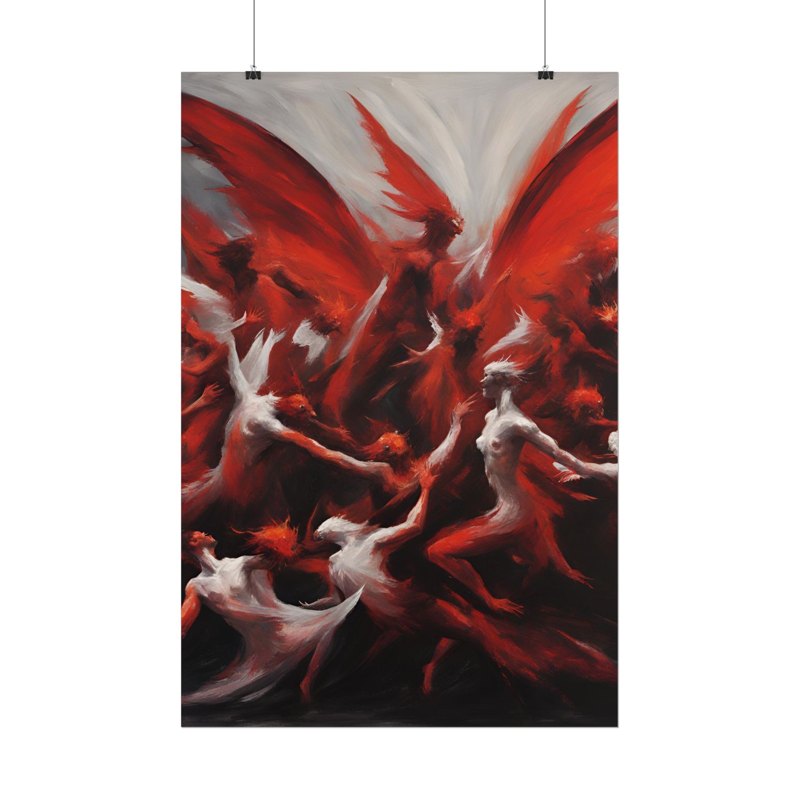 IS_3879 Expressionist Angels Rolled Posters - Image 6