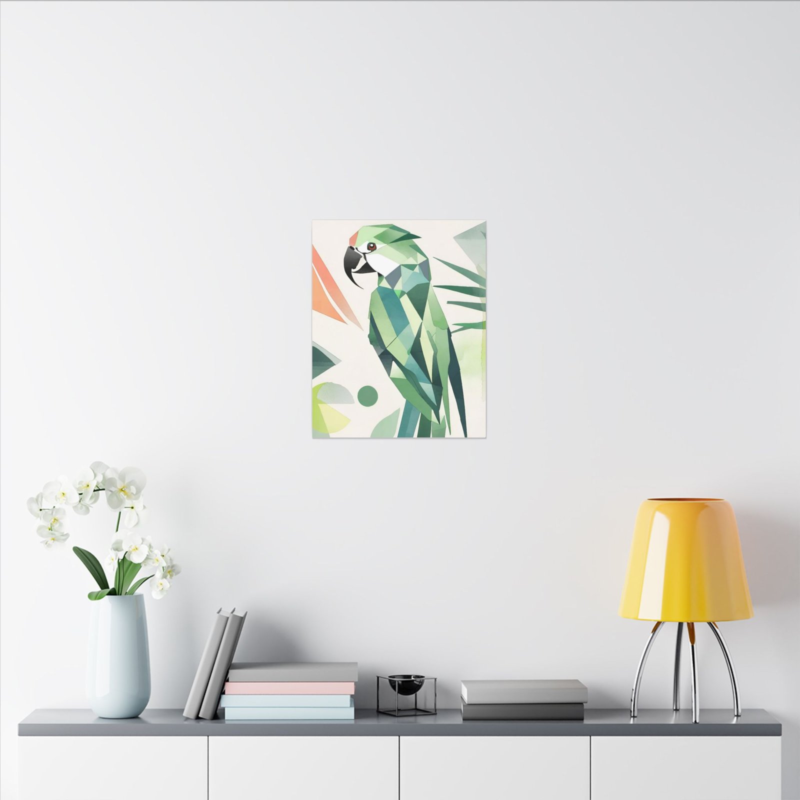 IS_0197 Stylish Parrot Art Canvas - Modern Wall Decor for Nature Lovers - Image 10