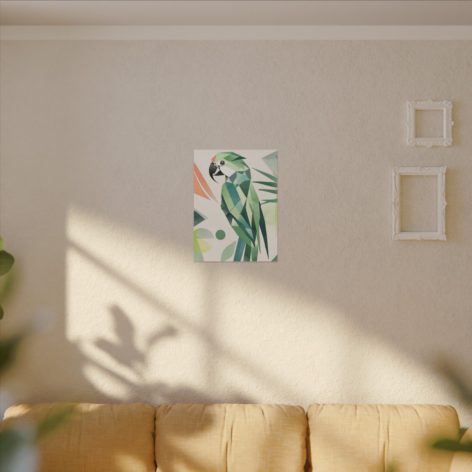 IS_0197 Stylish Parrot Art Canvas - Modern Wall Decor for Nature Lovers - Image 11