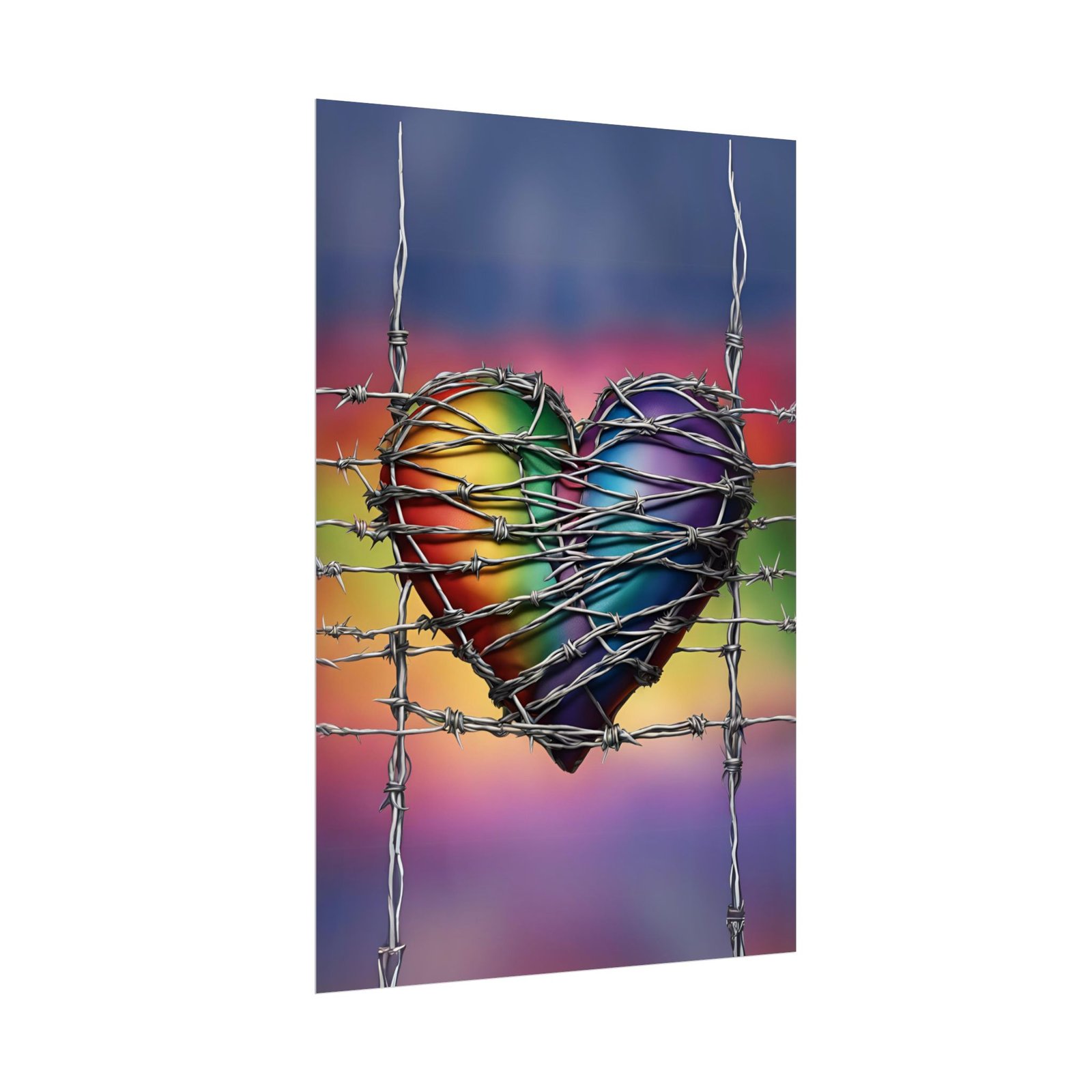 Barbwire Heart Rolled Posters IS_1441 - Image 3
