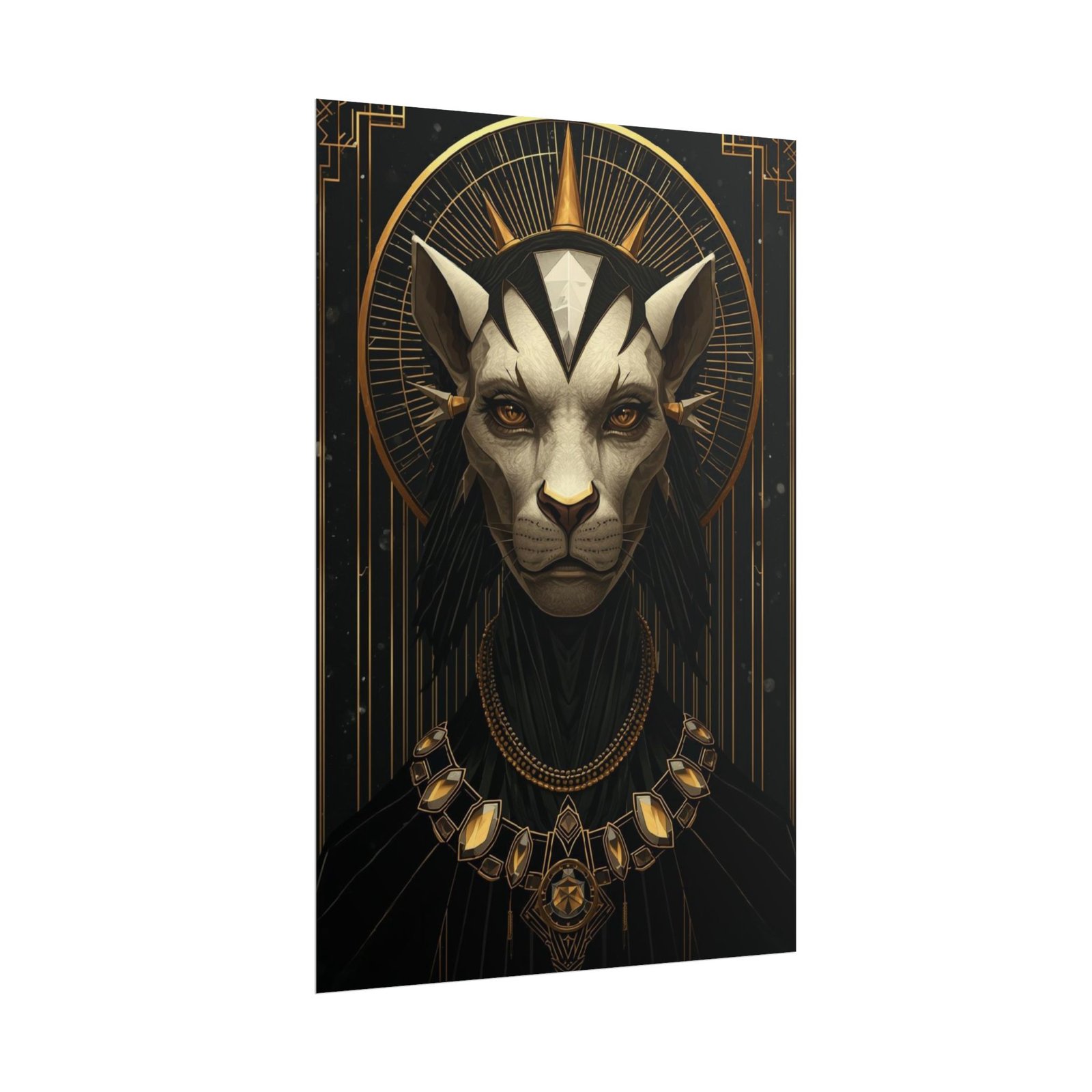 IS_6911 Egyptian Cat Goddess Rolled Poster - Image 7