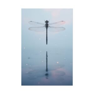 IS_6908 Dragonfly Reflection Poster