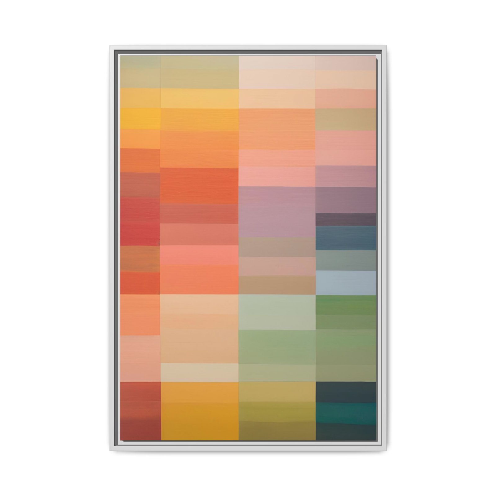 IS_3904 Multicolor Modern Matte Canvas FRAMED 24x36" - Image 6