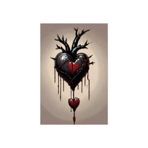 IS_1265 Black Heart Fine Art Print