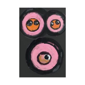 IS_4482 Abstract Eyeball Rolled Poster