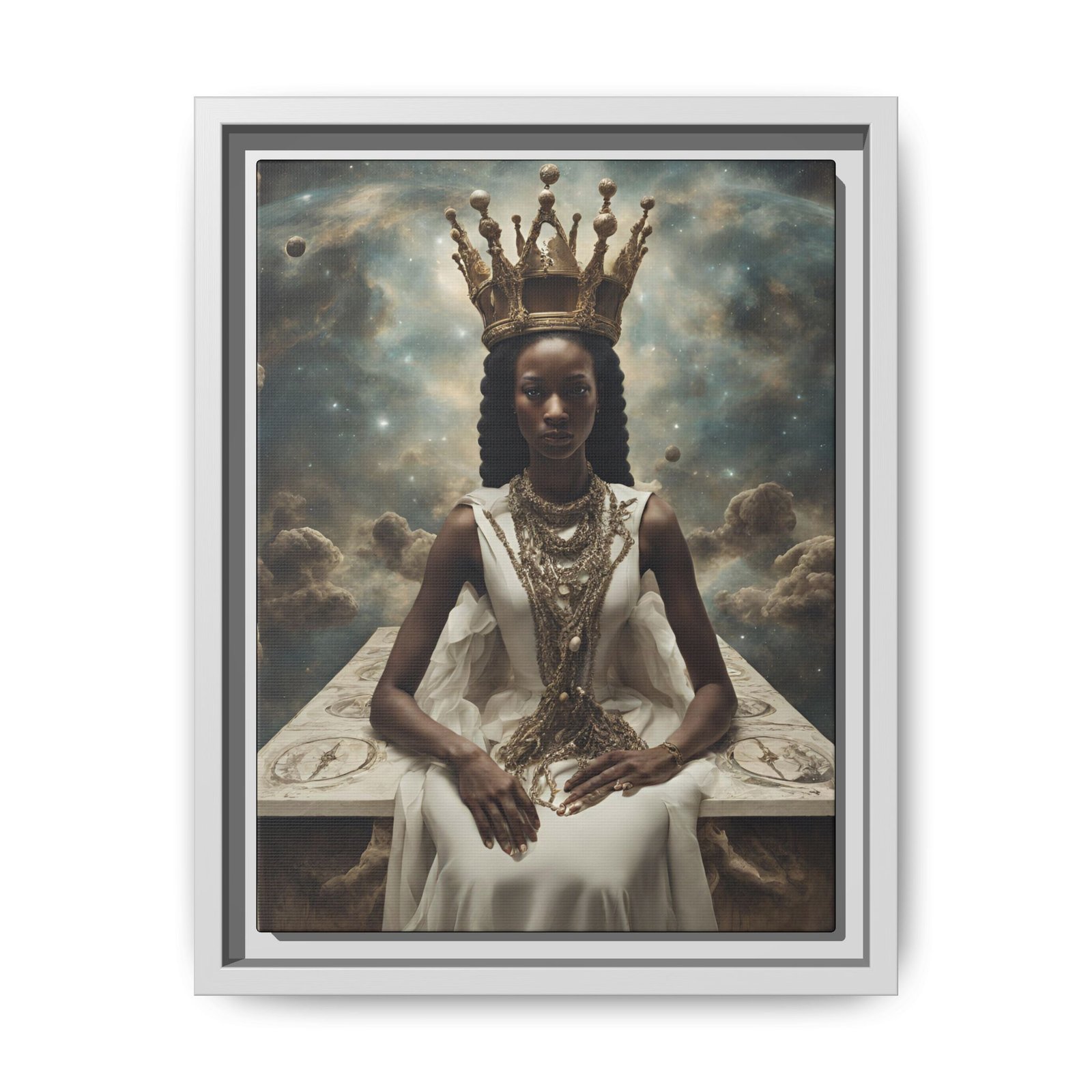 IS_0359 African Queen Matte Canvas FRAMED 9x12" - Image 6