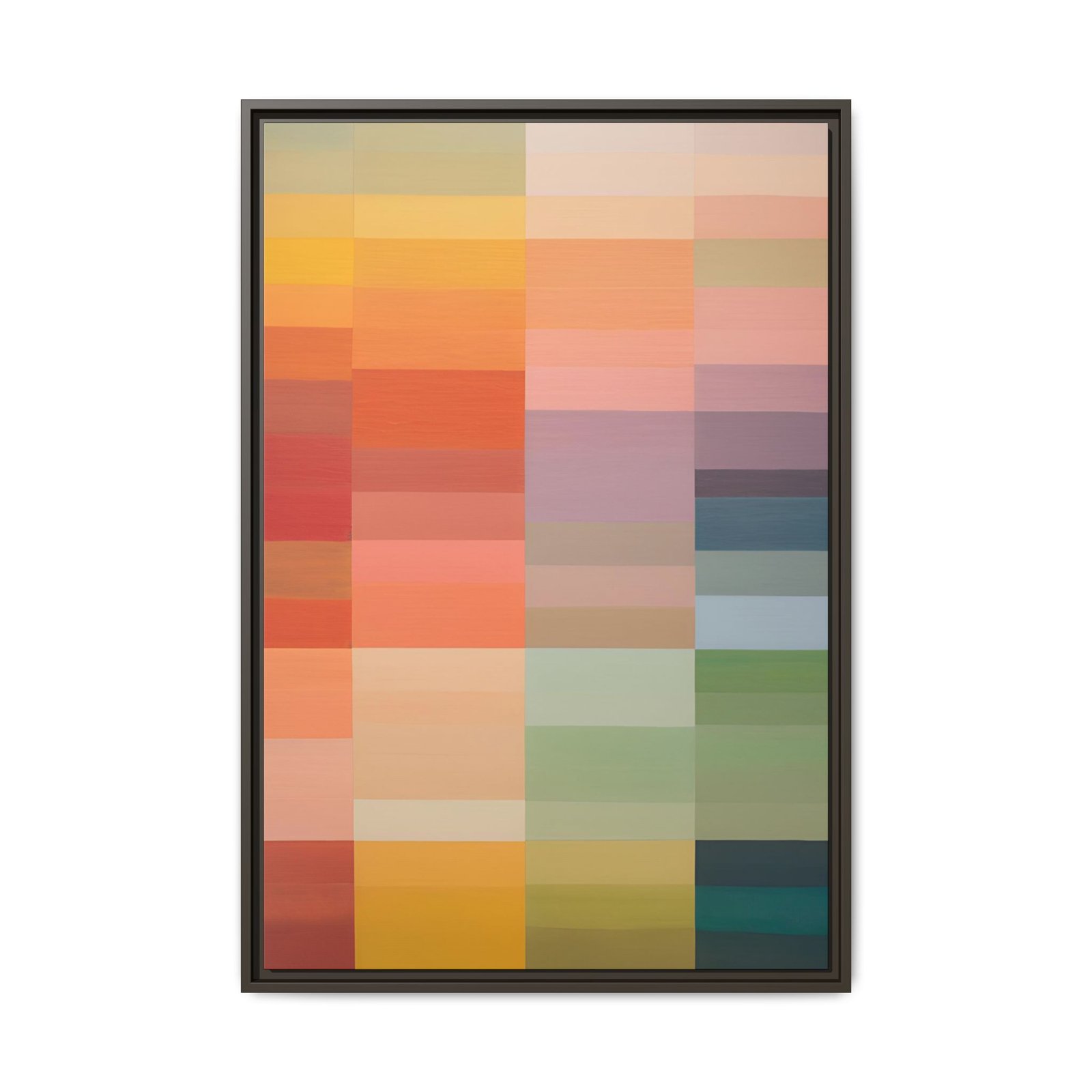 IS_3904 Multicolor Modern Matte Canvas FRAMED 24x36" - Image 5