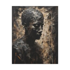 IS_3926 Abstract Portrait Matte Canvas 16x20"