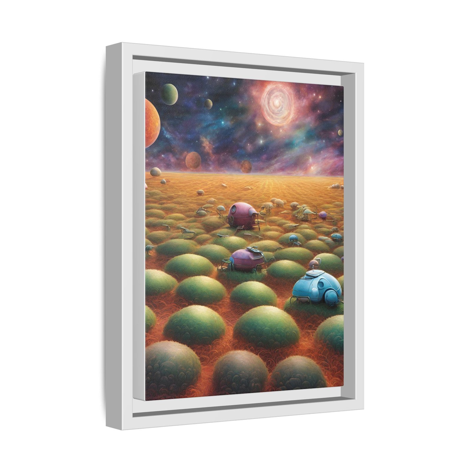 IS_0348 Surreal Landscape Matte Canvas FRAMED 9x12" - Image 2