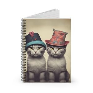 IS_1252 Portrait Cats Spiral Notebook