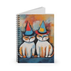 IS_632 Cat Party Spiral Notebook