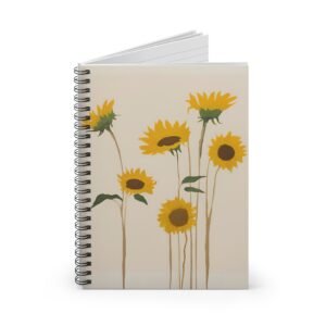 IS_4200 Sunflower Spiral Notebook