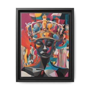 IS_0004 Portrait of a Queen Matte Canvas FRAMED 9x12"