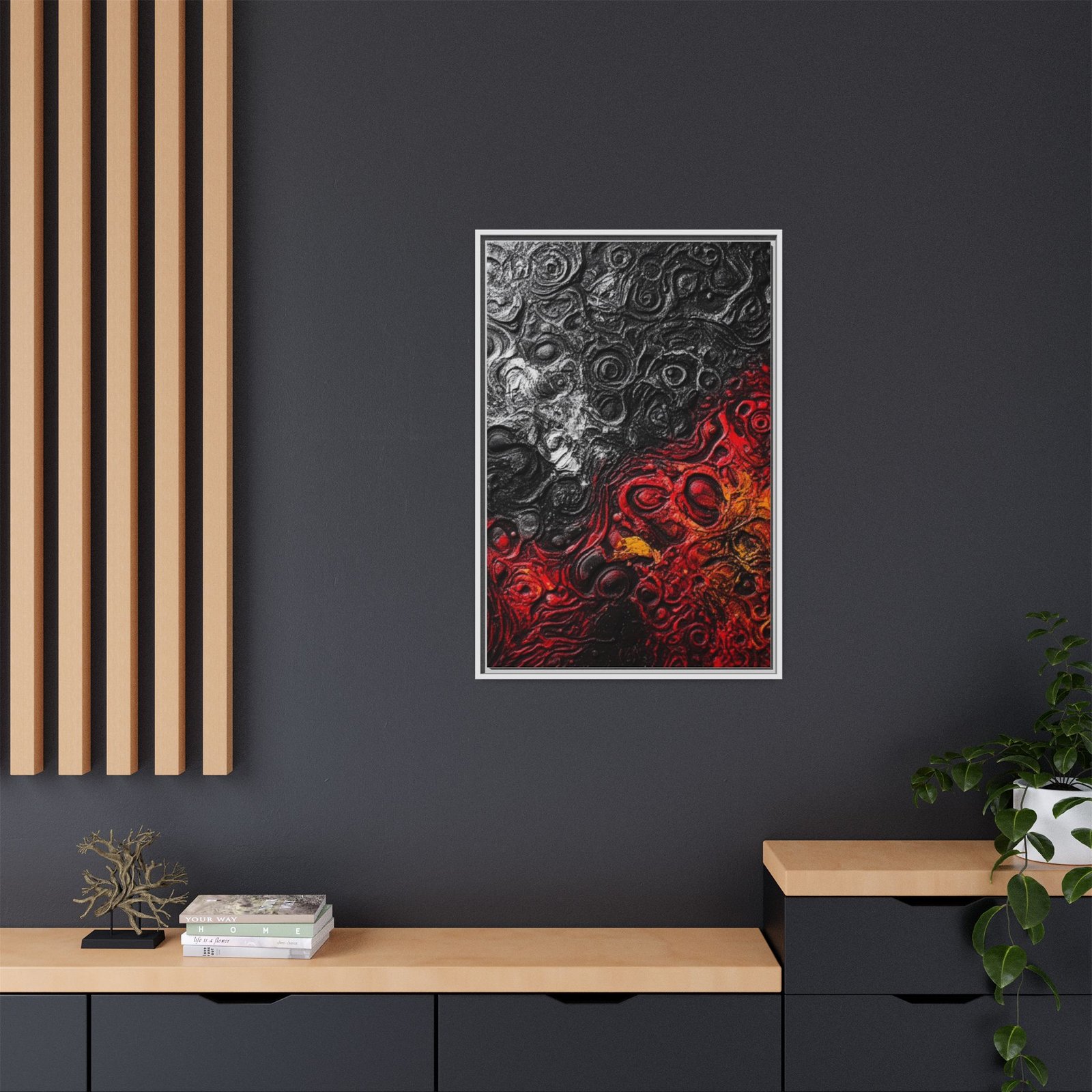 24x36 Matte Canvas Print, Framed