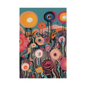 IS_3866 Expressionist Flowerbed Rolled Posters