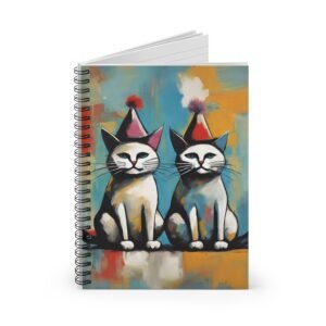 IS_633 Cats Portrait Spiral Notebook