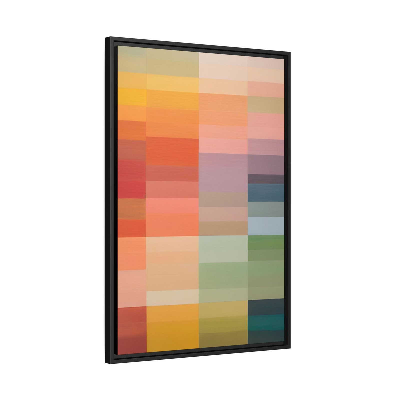 IS_3904 Multicolor Modern Matte Canvas FRAMED 24x36" - Image 2